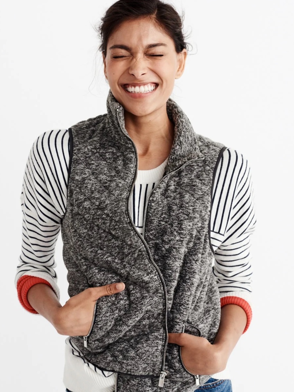Abercrombie & Fitch Quilted Vest